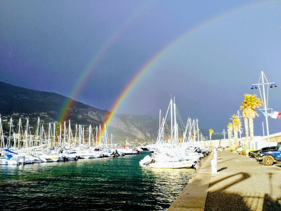 Menton 2 Pieces Climatise A Cote De La Plage Rue Palmaro Luaran gambar
