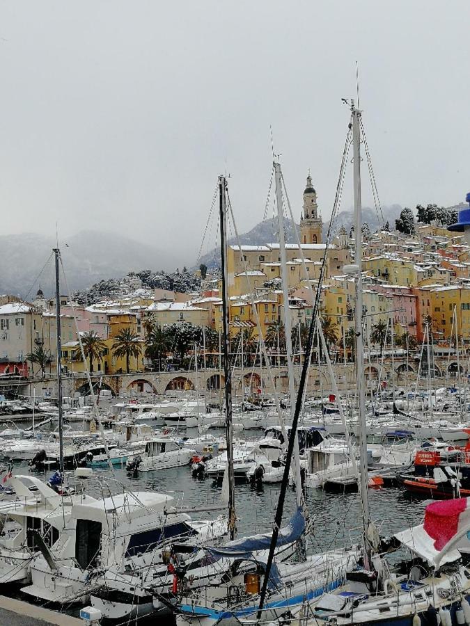 Menton 2 Pieces Climatise A Cote De La Plage Rue Palmaro Luaran gambar